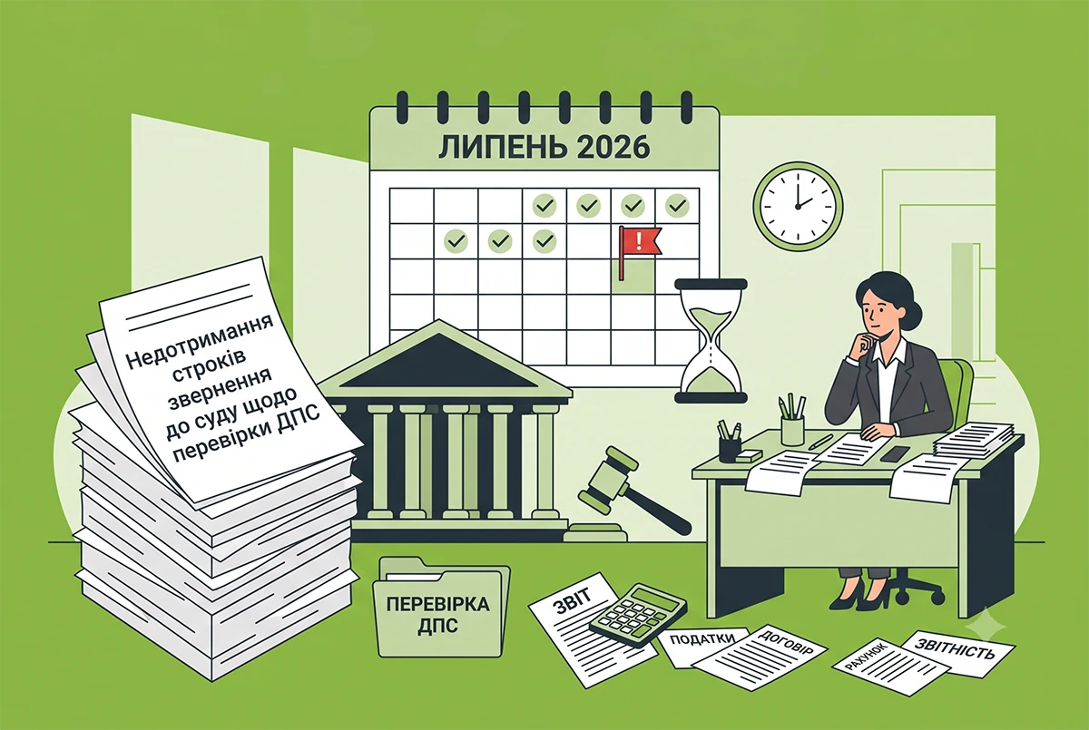 Недотримання строків звернення до суду щодо перевірки ДПС: позиція Верховного суду для 2026 року