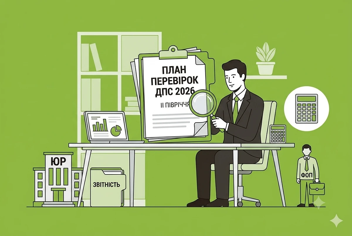Перевірки ФОПів та юросіб у ІІ півріччі 2026 р.: як ДПС обирає платників