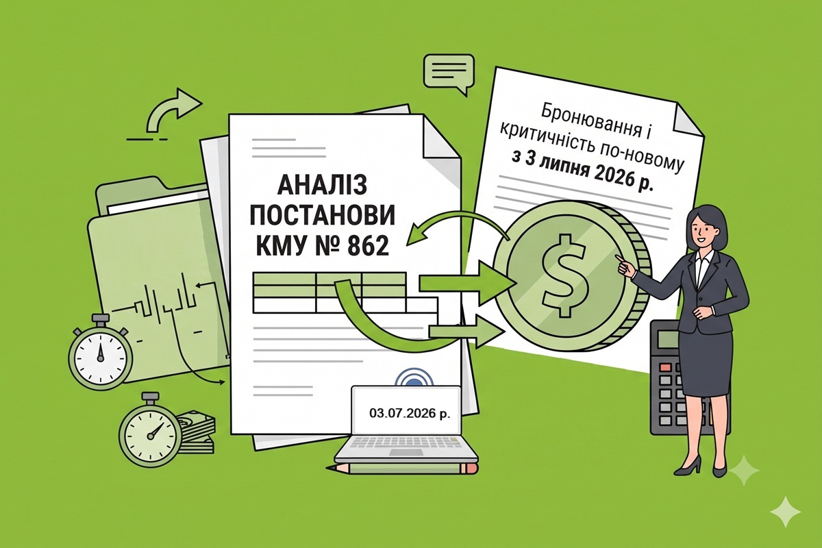 Бронювання та критичність по-новому з 3 липня 2026 р.: аналіз Постанови КМУ №862 від редакції