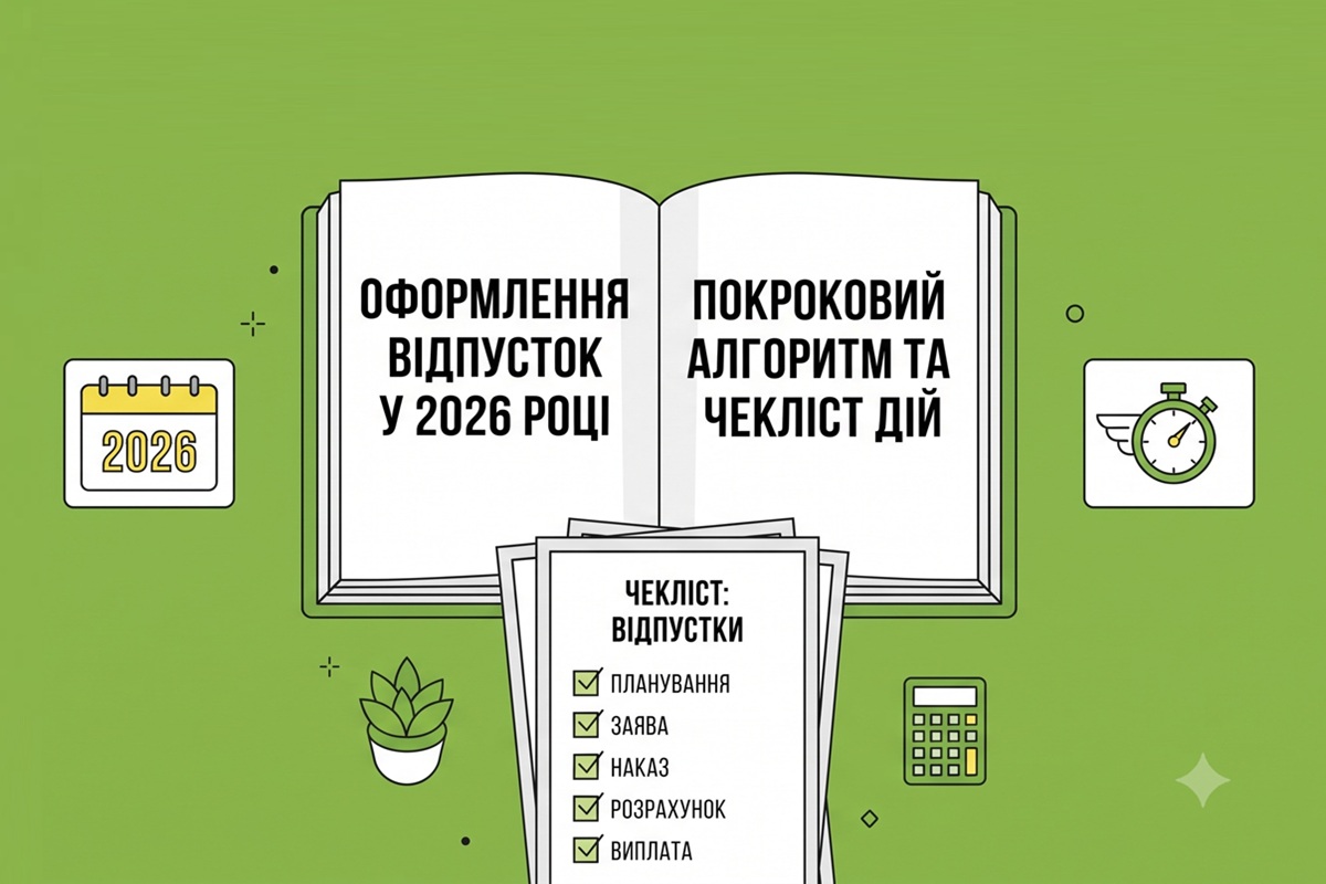 Оформлення відпусток у 2026 році: покроковий алгоритм та чекліст дій від Держпраці