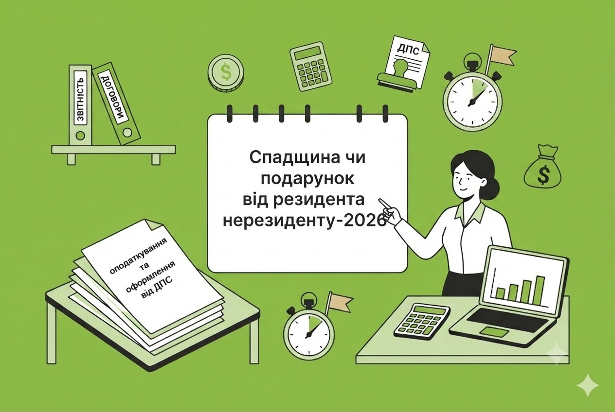 Спадщина чи подарунок від резидента нерезиденту-2026: оподаткування та оформлення від ДПС