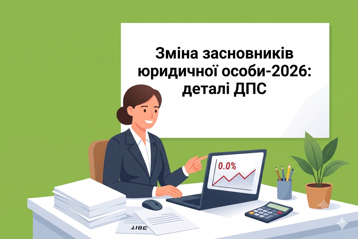 Зміна засновників юридичної особи-2026: деталі ДПС