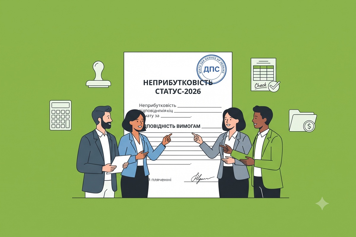 Отримання статусу неприбуткової організації-2026: деталі від ДПС