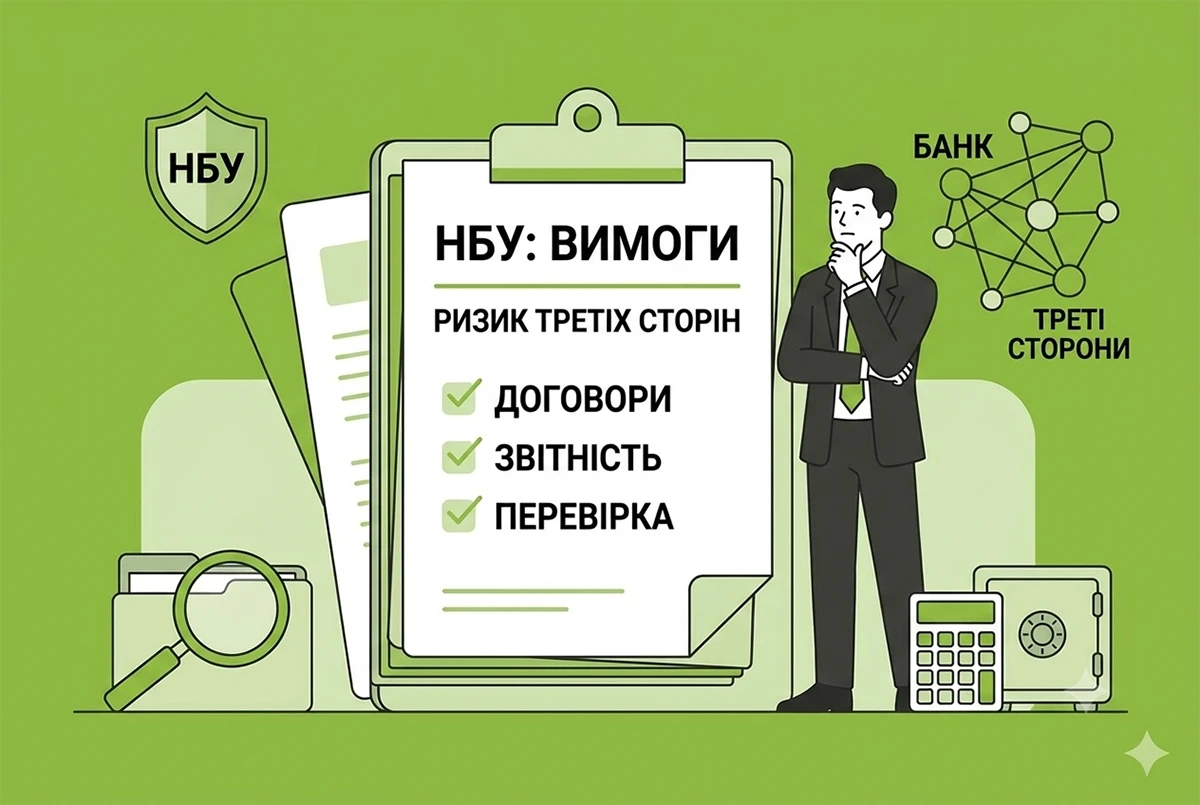 НБУ встановив вимоги щодо управління ризиком третіх сторін для банків