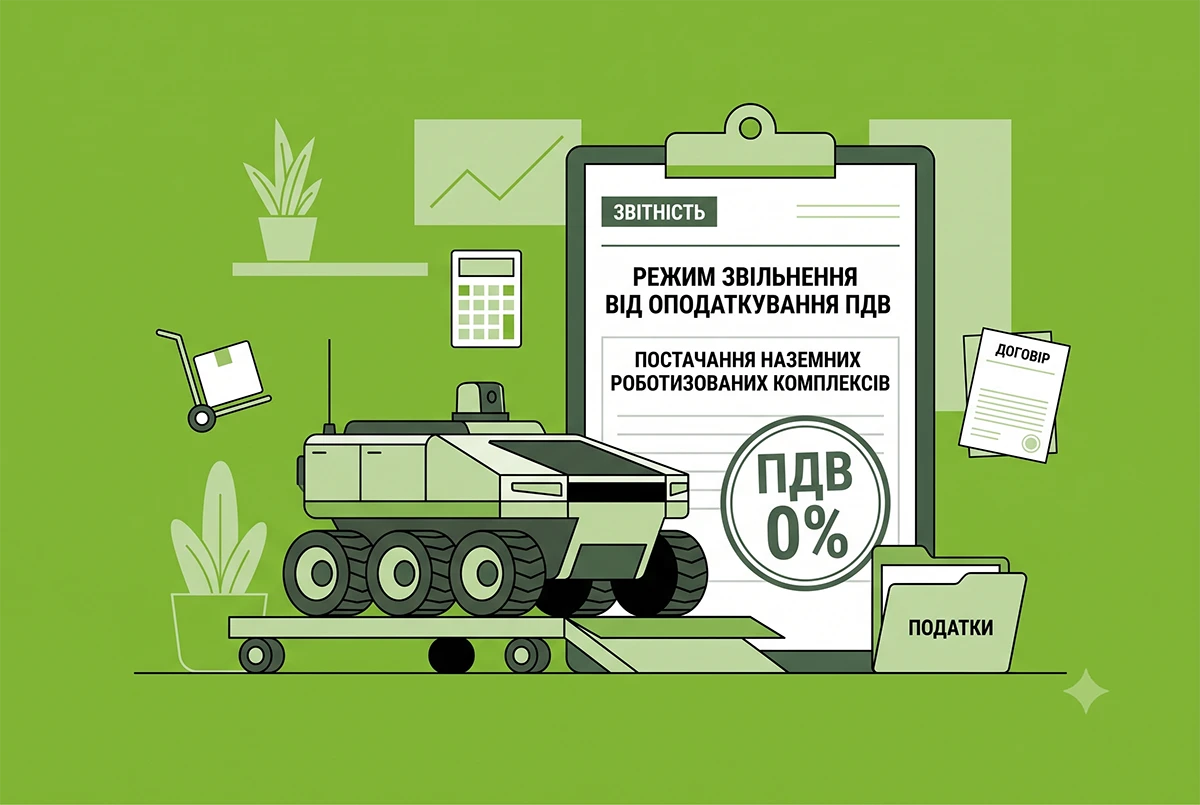 Постачання на митній території України наземних роботизованих комплексів-2026: наслідки з ПДВ