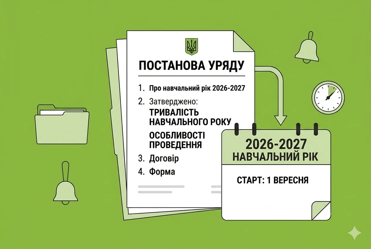 Уряд затвердив тривалість і особливості проведення навчального року 2026-2027
