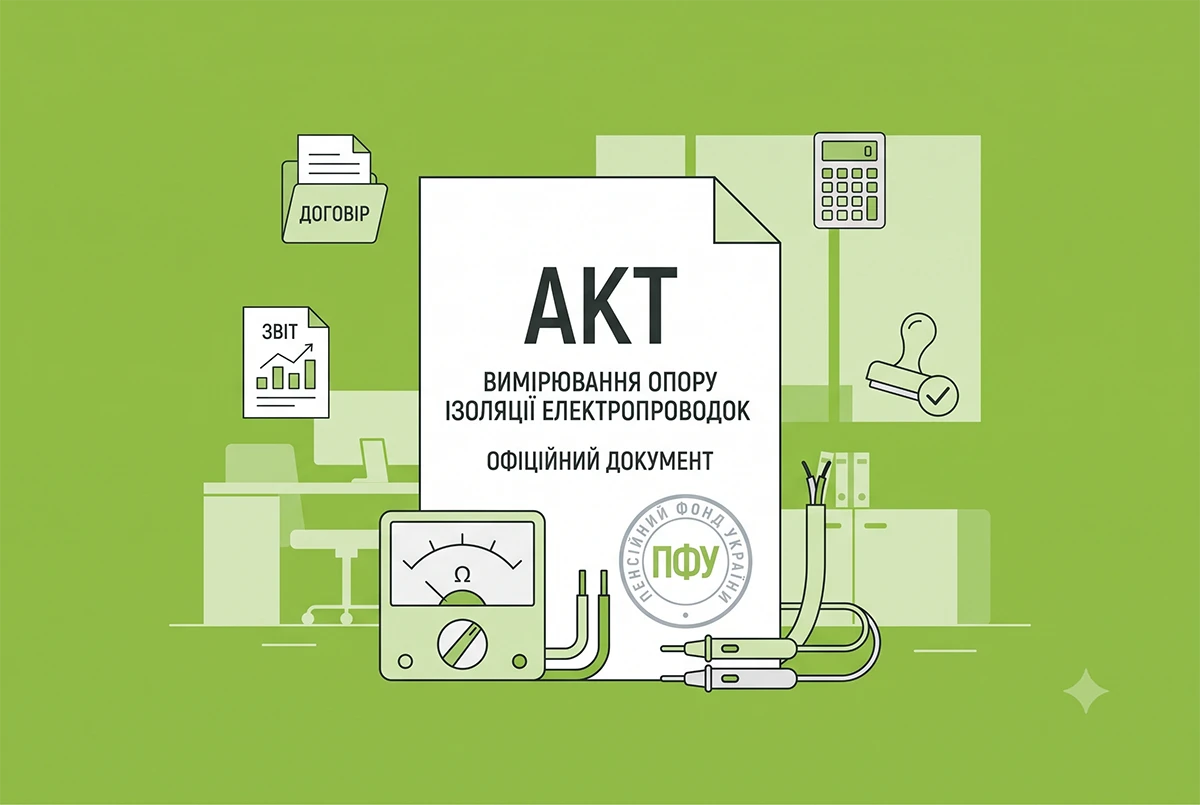 Вимірювання опору ізоляції електропроводок-2026: деталі від ПФУ