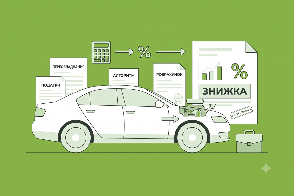 Переобладнання транспортного засобу: алгоритм розрахунку податкової знижки