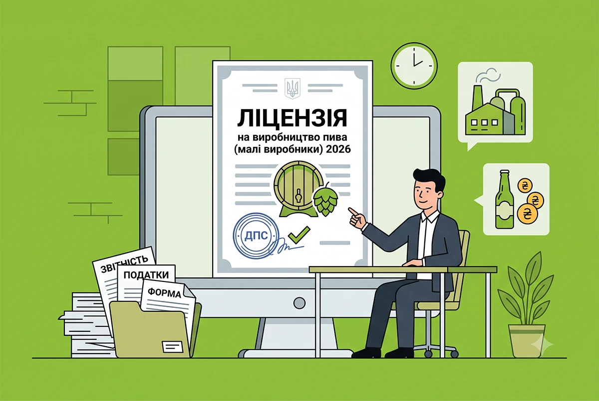 Одержання ліцензії на виробництво пива малими виробниками-2026: деталі від ДПС