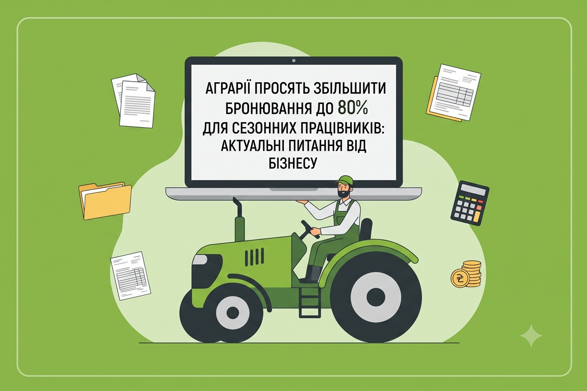 Аграрії просять збільшити квоту бронювання-2026 до 80% для сезонних працівників