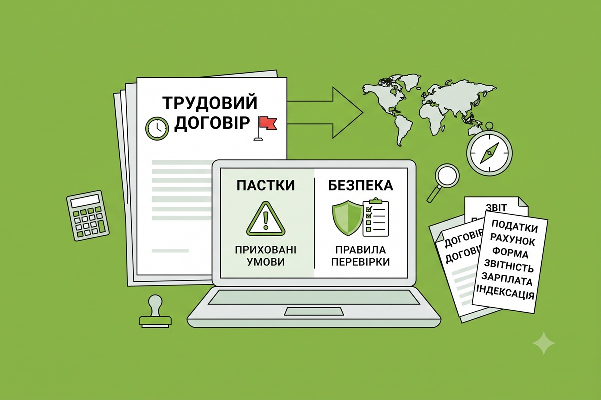 Трудовий договір для роботи за кордоном: приховані пастки та правила безпечної перевірки
