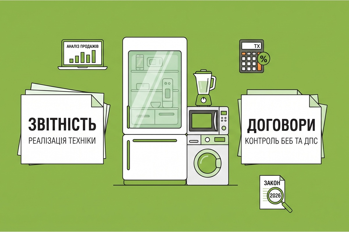 Реалізація електроніки і побутової техніки потребує контролю з боку БЕБ та ДПС у 2026 році: позиція Гетманцева