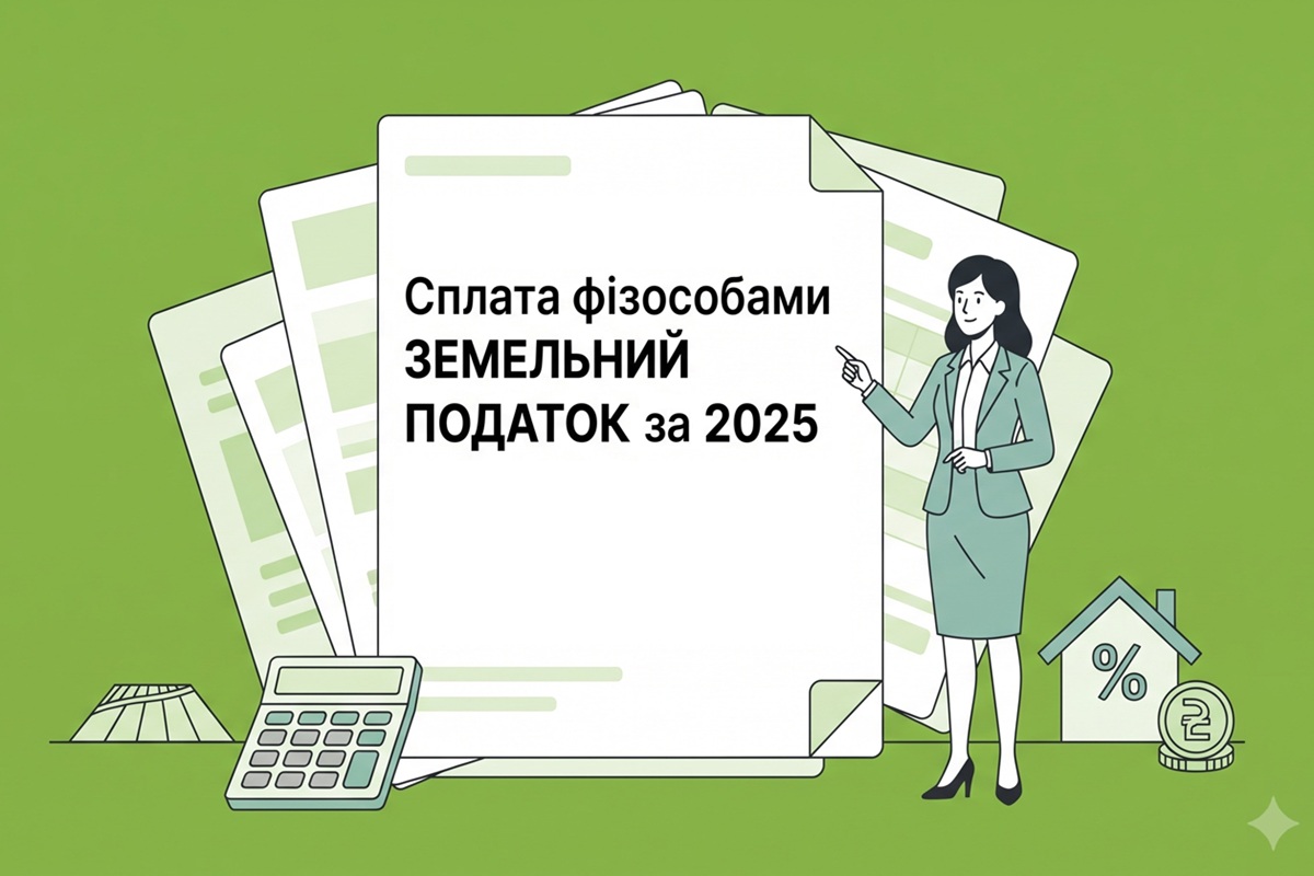 Cплата фізособами земельного податку за 2025 рік: що потрібно знати про нарахування і пільги та орендну плату