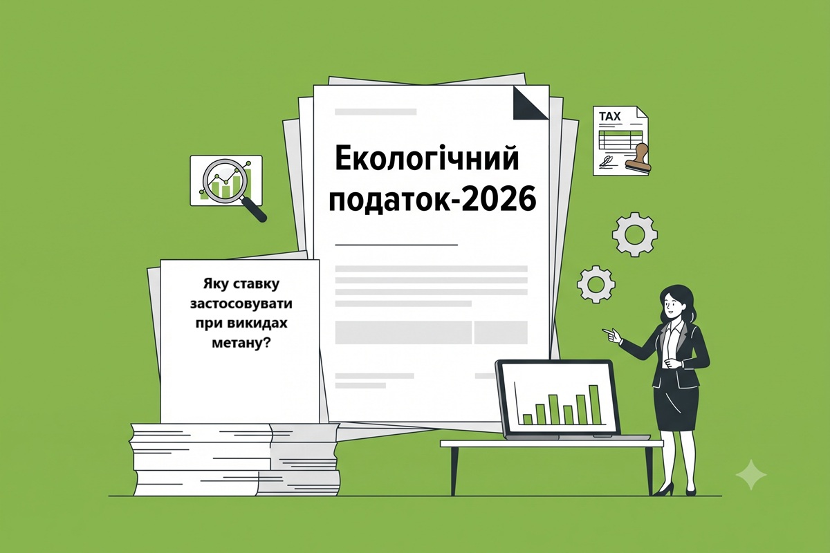 Екологічний податок-2026: яку ставку застосовувати при викидах метану