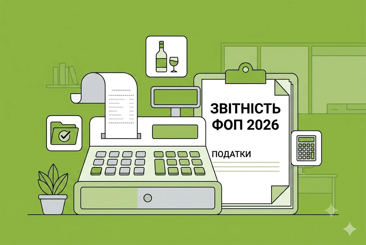 Торгівля алкоголем у селі: коли ФОП у 2026 році на єдиному податку потрібен РРО