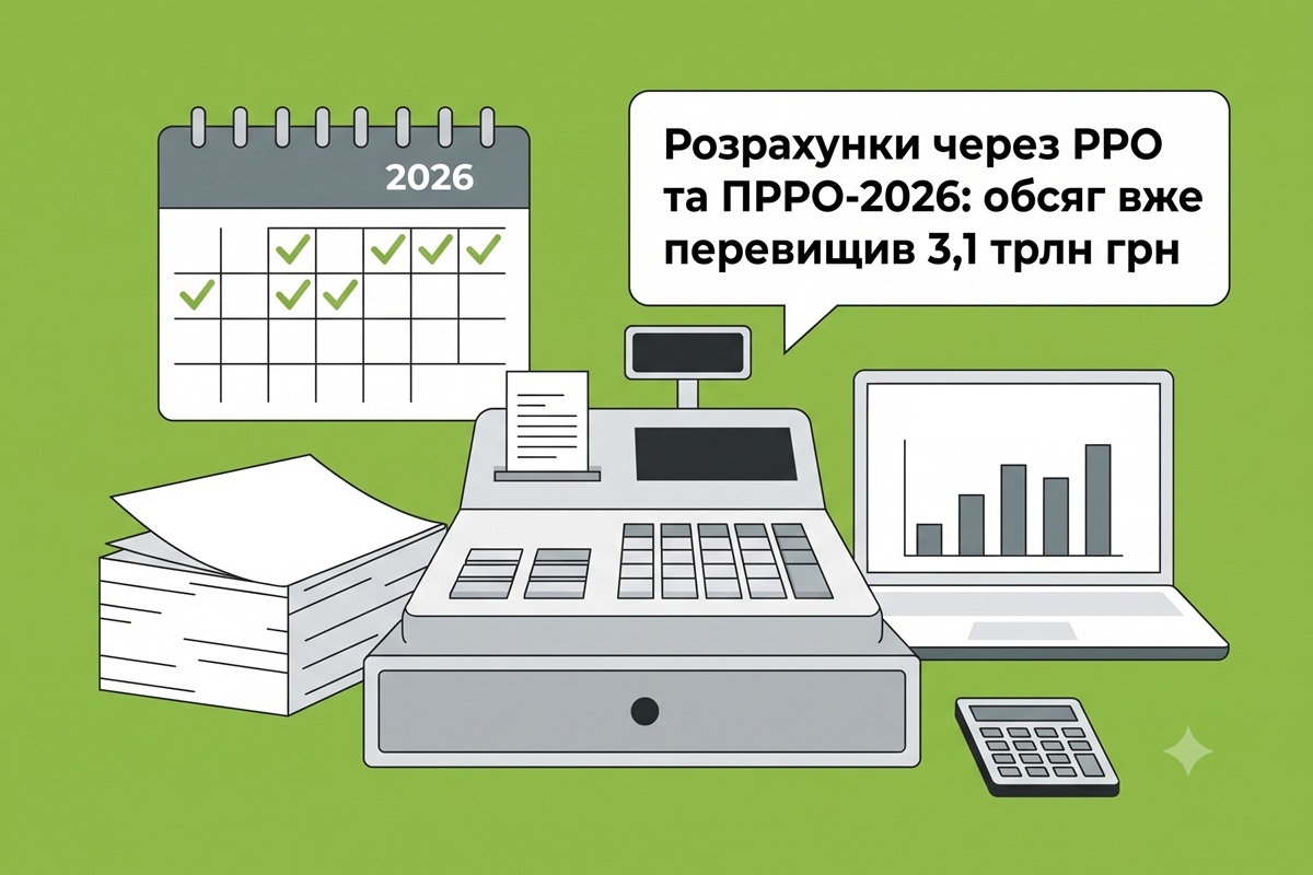 Розрахунки через РРО та ПРРО-2026: обсяг вже перевищив 3,1 трлн грн