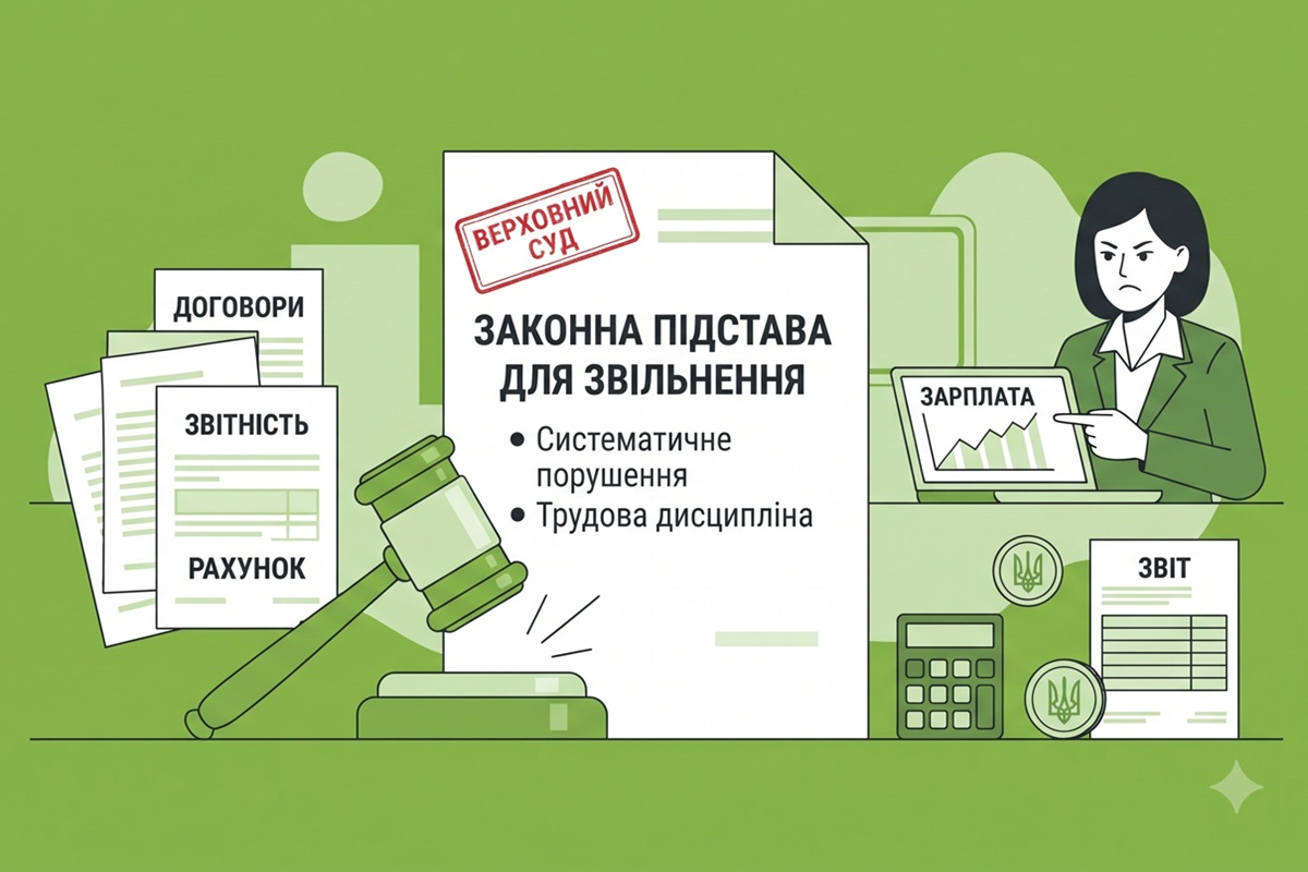 За яких умов систематичне порушення трудової дисципліни є законною підставою для звільнення: Верховний Суд