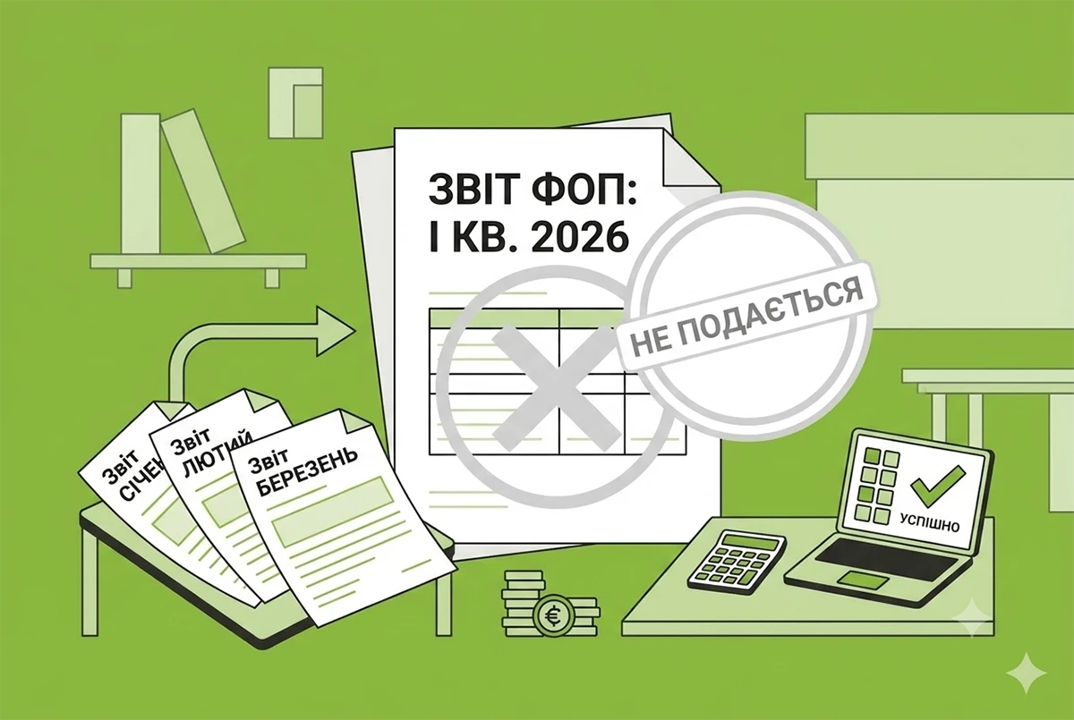 ФОПам не потрібно подавати єдину звітність за І кв 2026 року, якщо були подані місячні звіти: роз'яснення ДПСУ