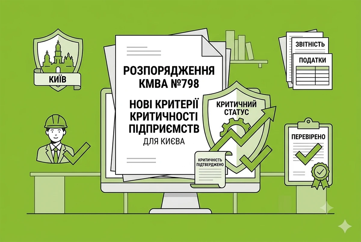 Нові критерії критичності підприємств для Києва: розпорядження КМВА №798