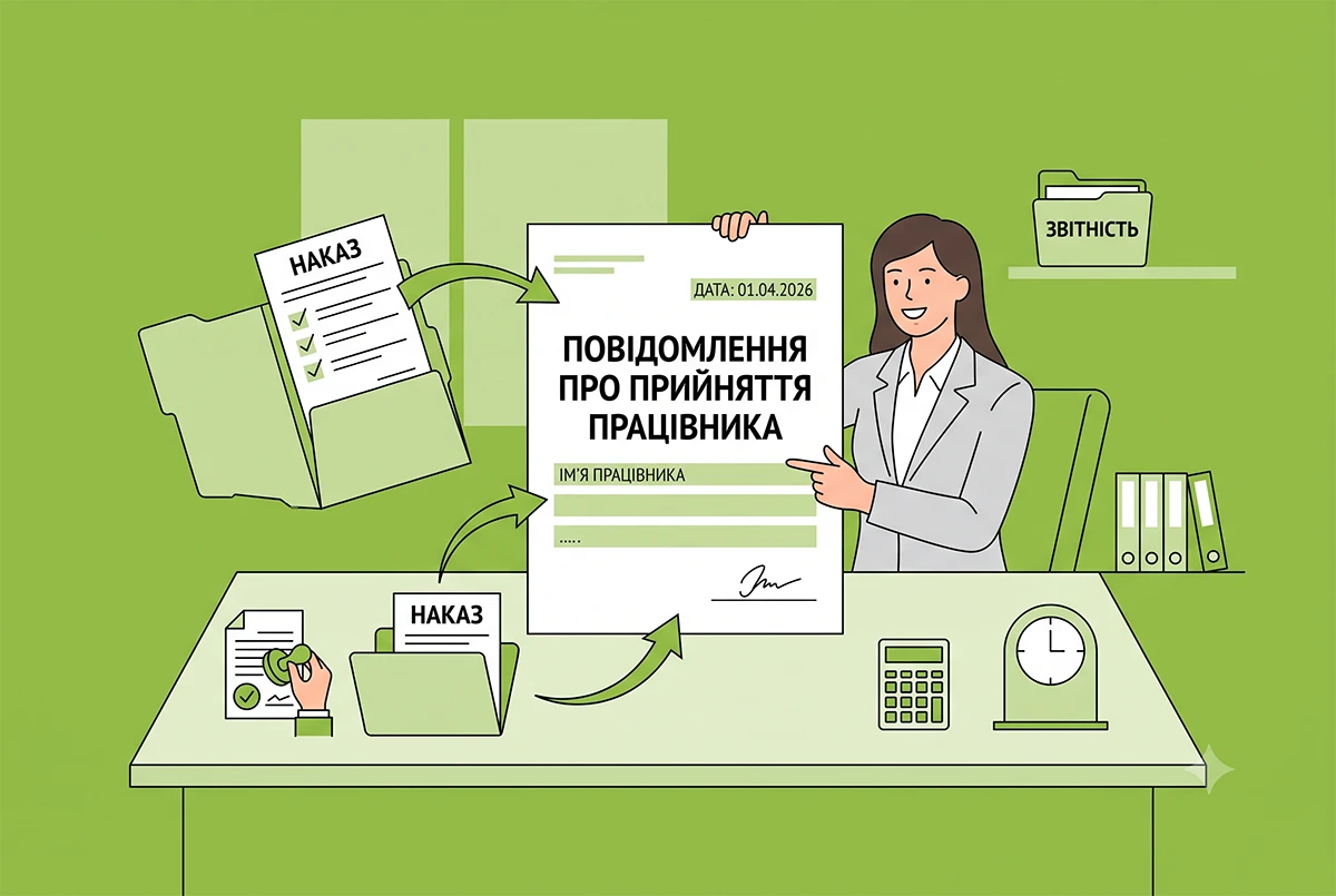 Строки подання повідомлення про прийняття працівника у 2026 році