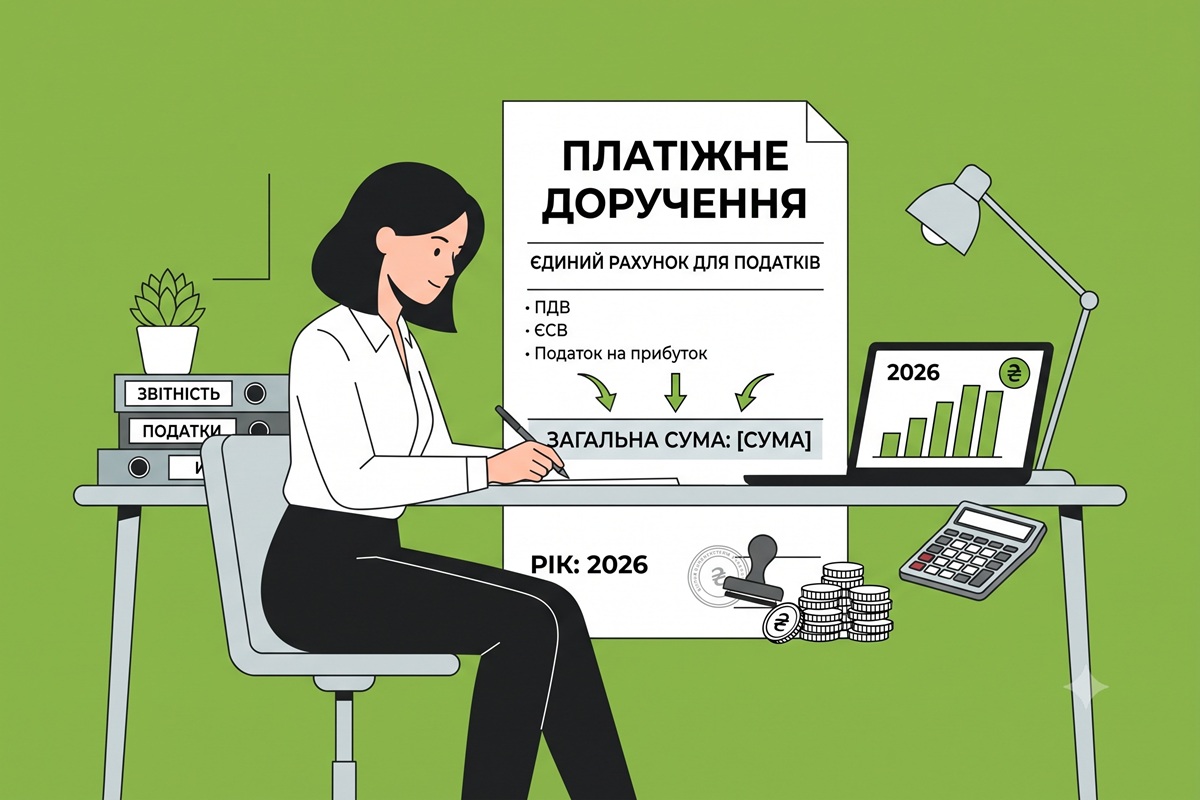 Одне платіжне доручення на всі податки: чи можливо у 2026 році