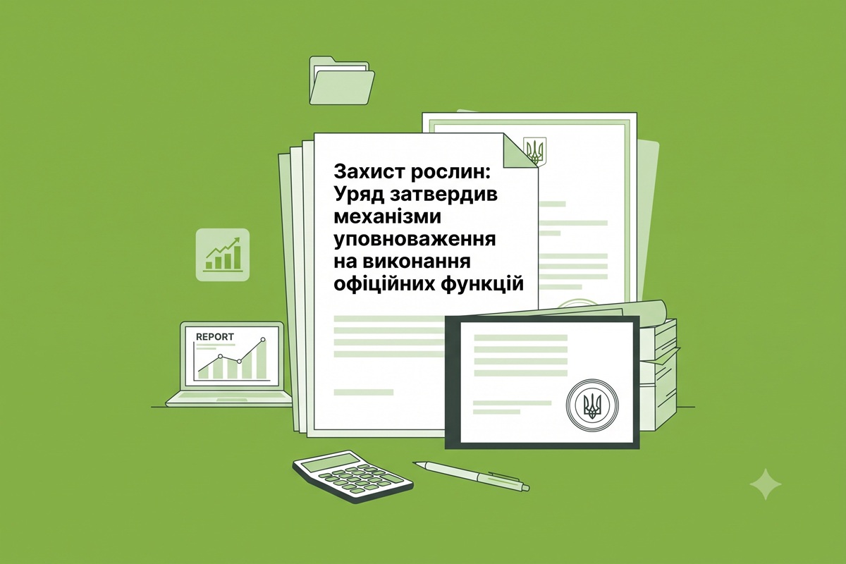 Захист рослин: Уряд затвердив механізми уповноваження на виконання офіційних функцій
