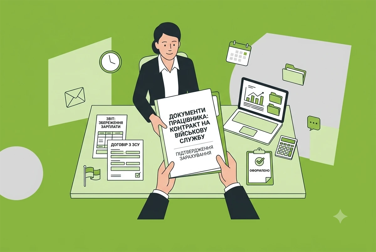 Працівник підписав контракт із ЗСУ: які документи потрібно подати роботодавцю