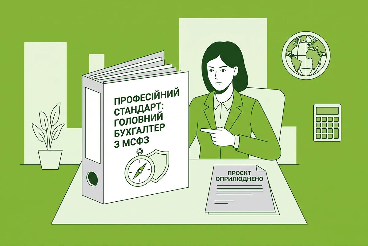 Новий професійний стандарт «Головний бухгалтер з МСФЗ»: оприлюднено проєкт
