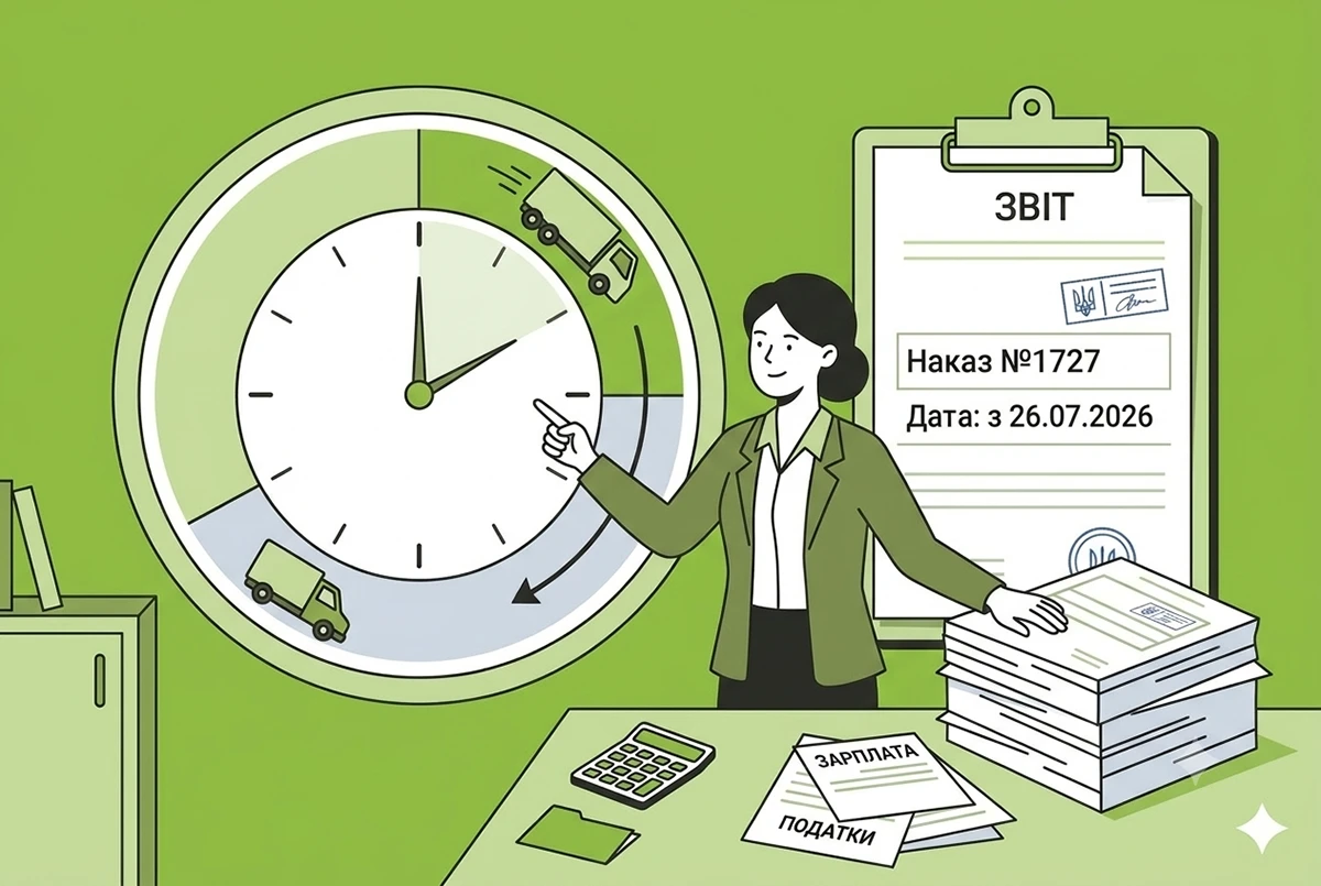 Новий режим праці та відпочинку водіїв з 26 липня 2026 року: аналіз змін за Наказом Мінрозвитку №1727