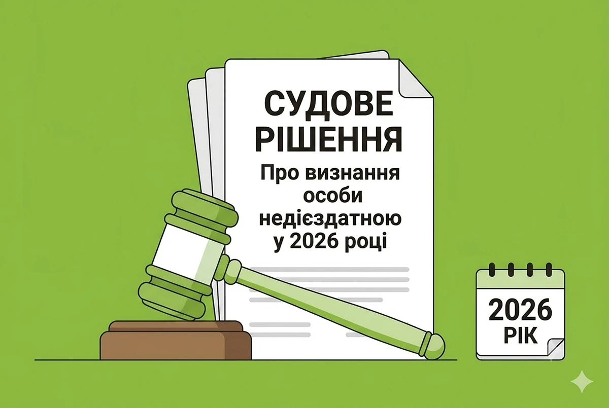 Коли людину можуть визнати недієздатною – основні умови та процедура у 2026 році