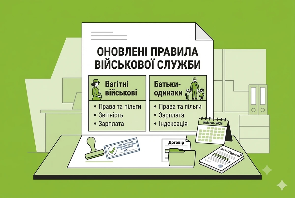 В Україні змінять правила служби для вагітних військових та батьків-одинаків
