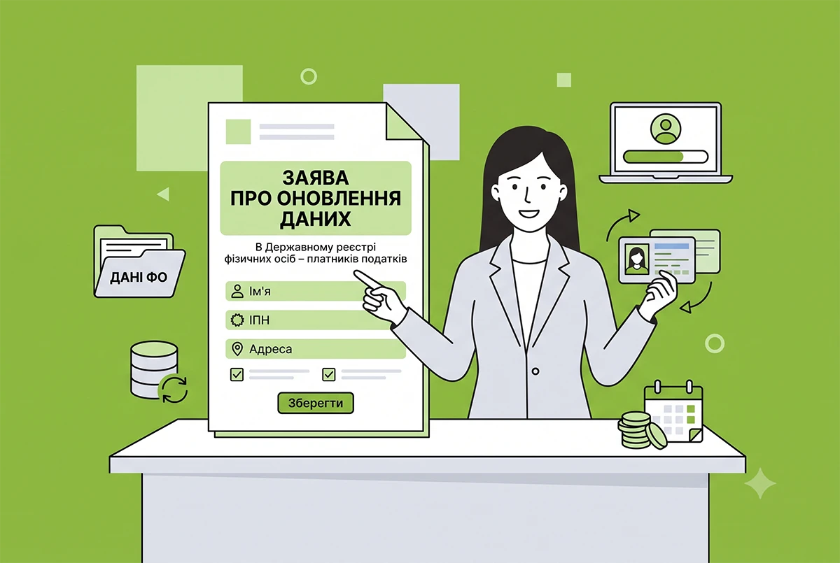 Як оновити дані в Державному реєстрі фізичних осіб – платників податків: інструкція