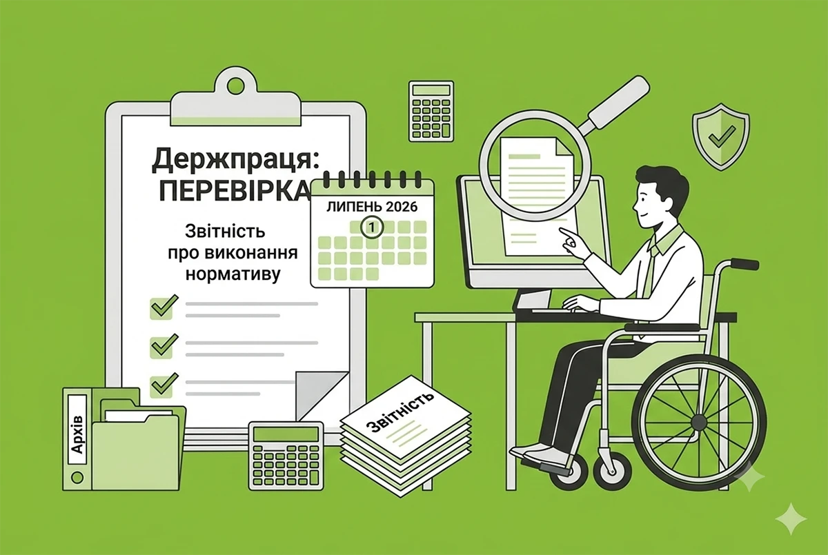 З 1 липня 2026 року Держпраця перевіряє виконання нормативу робочих місць для осіб з інвалідністю