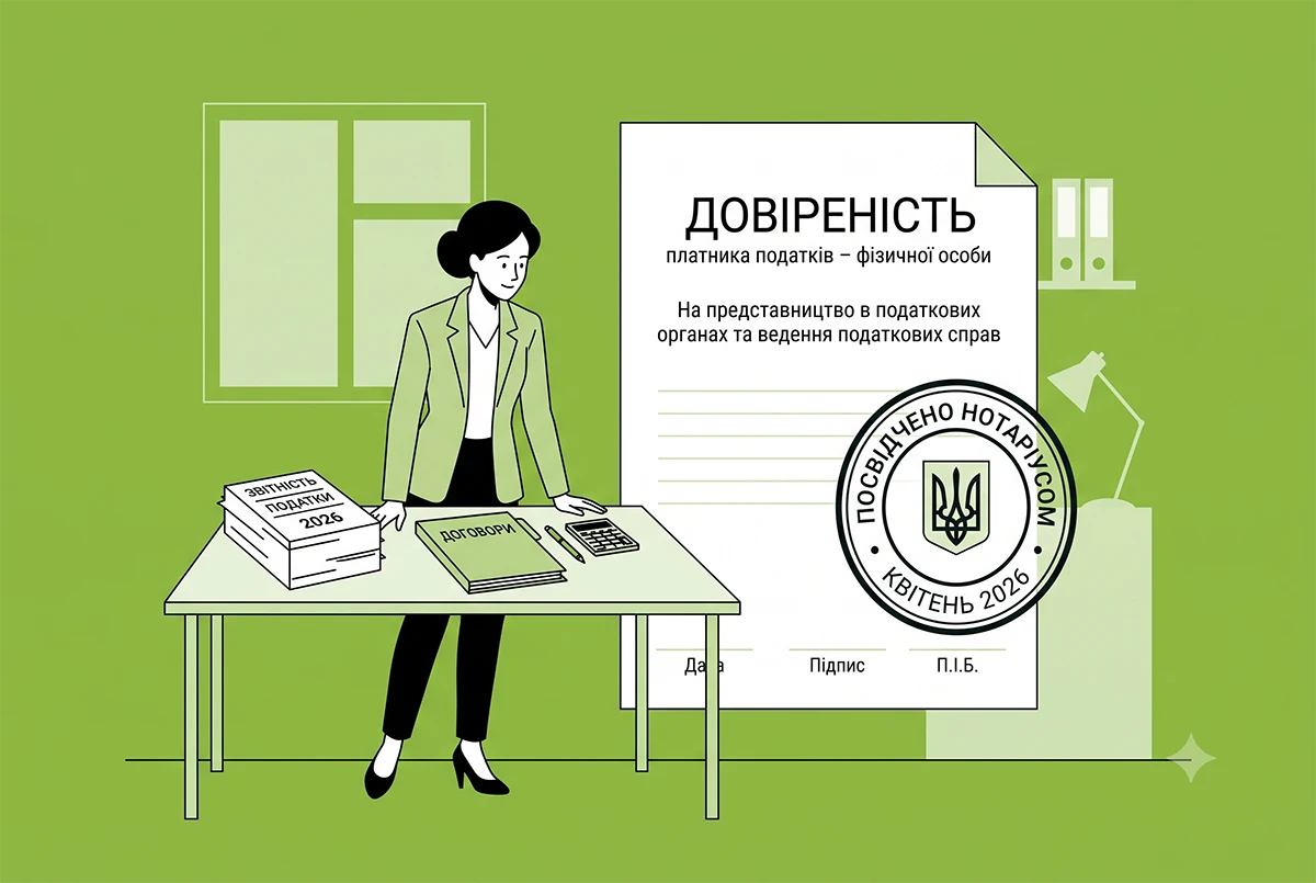 Оформлення довіреності фізичної особи – підприємця у 2026 році