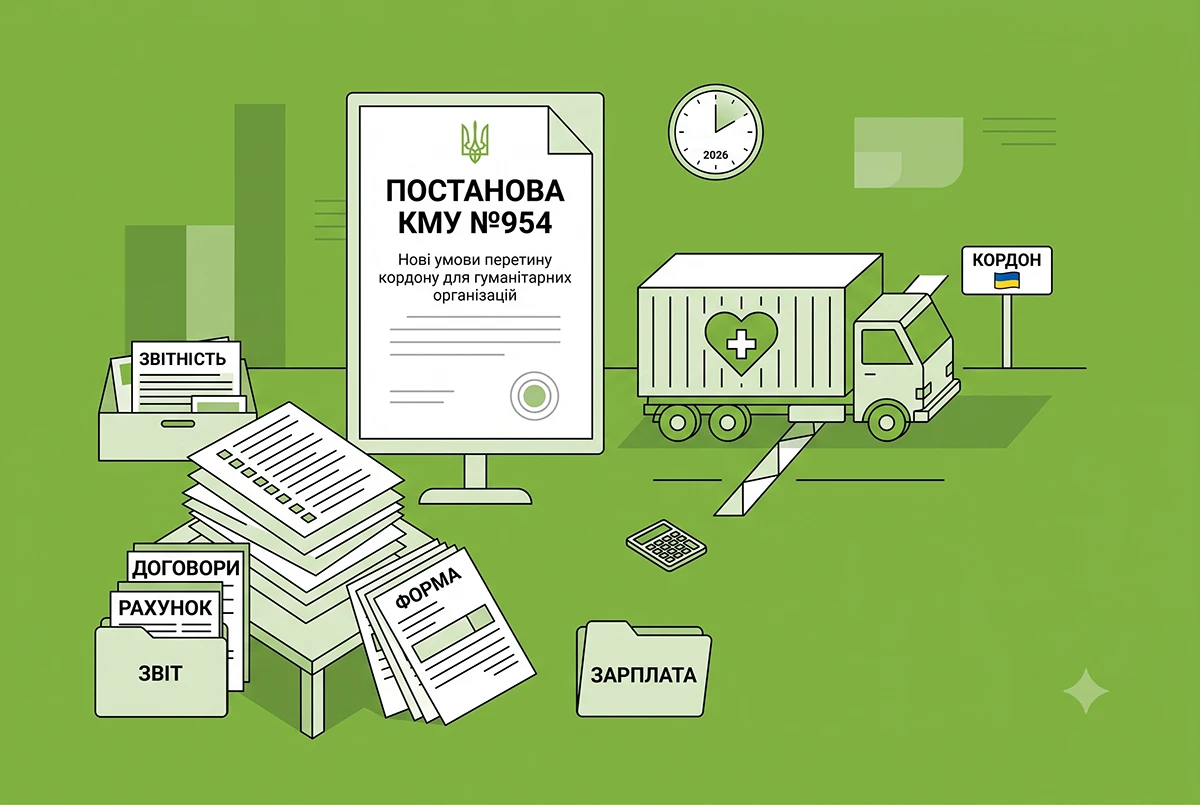 Виїзд чоловіків 23–60 років від гуманітарних організацій: нові вимоги за постановою КМУ №954
