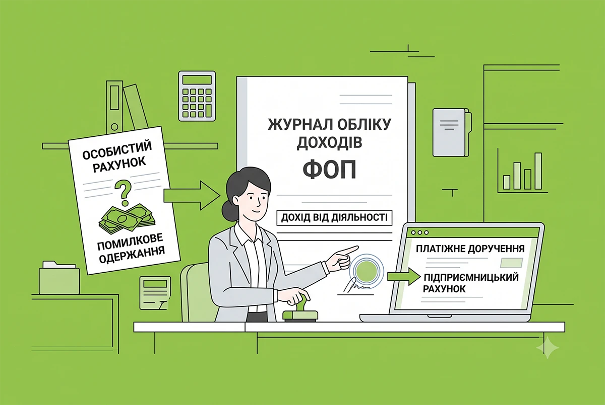 ФОП випадково отримала гроші на особистий рахунок: алгоритм подальших дій