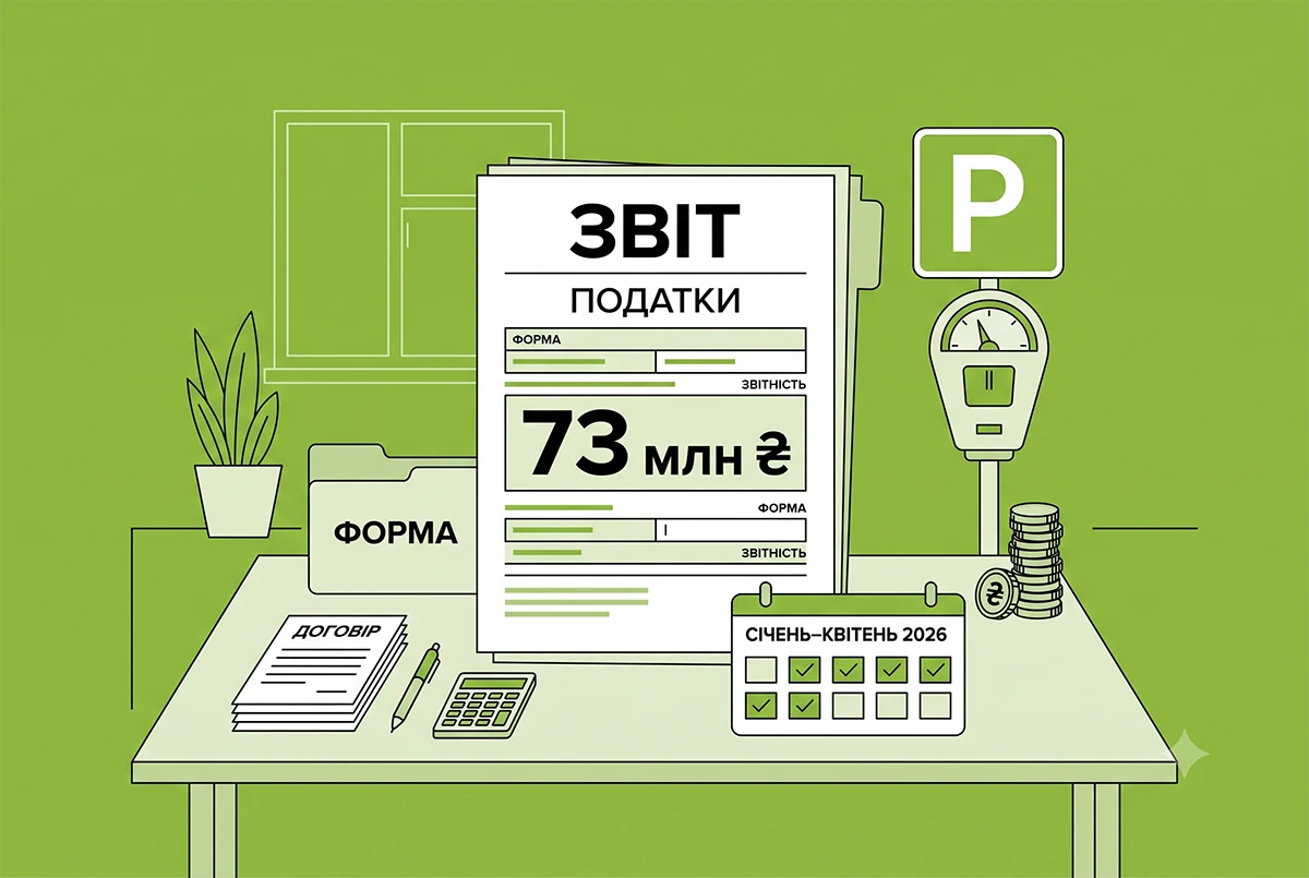 Понад 73 млн грн сплачено паркувального збору за січень-квітень 2026 року