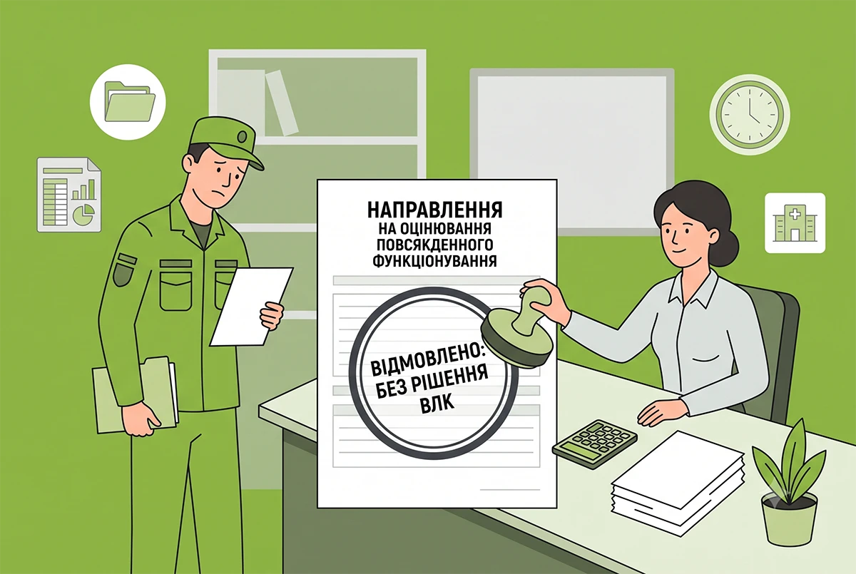 Направлення військових на оцінювання функціонування без ВЛК: роз’яснення процедури