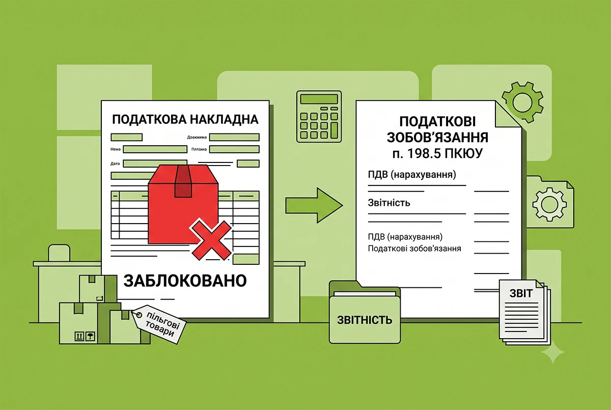 Товари придбано для пільгових операцій, але ПН заблоковано: ДПС пояснила, коли нараховувати ПЗ за п. 198.5 ПКУ