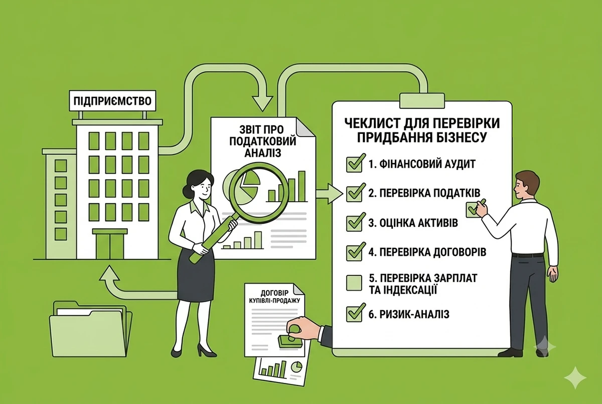 Придбання готового бізнесу в Україні-2026: алгоритм дій та чек-лист для перевірки від експертів