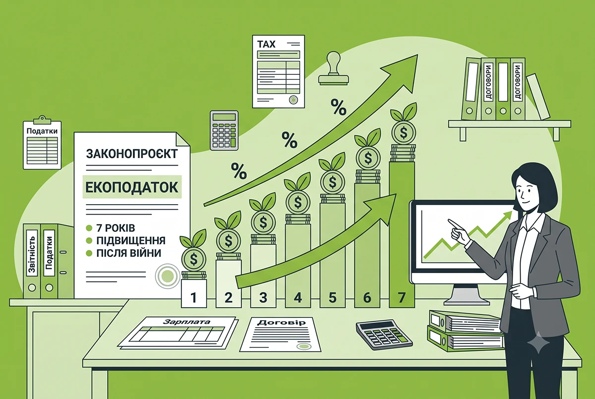 Поступове збільшення ставок екоподатку з 2027 року: законопроєкт від Мінекономіки