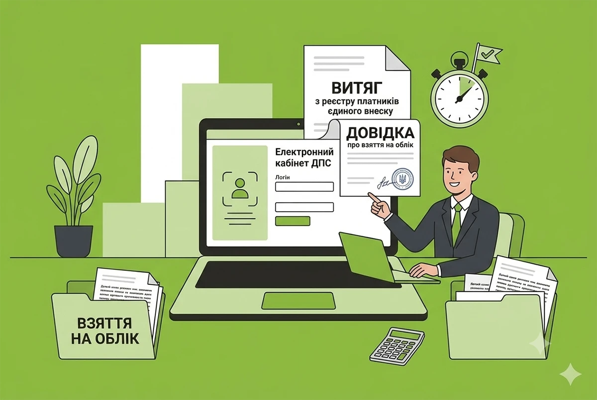 Порядок отримання документів про облік платників ЄСВ: алгоритм дій від ДПС