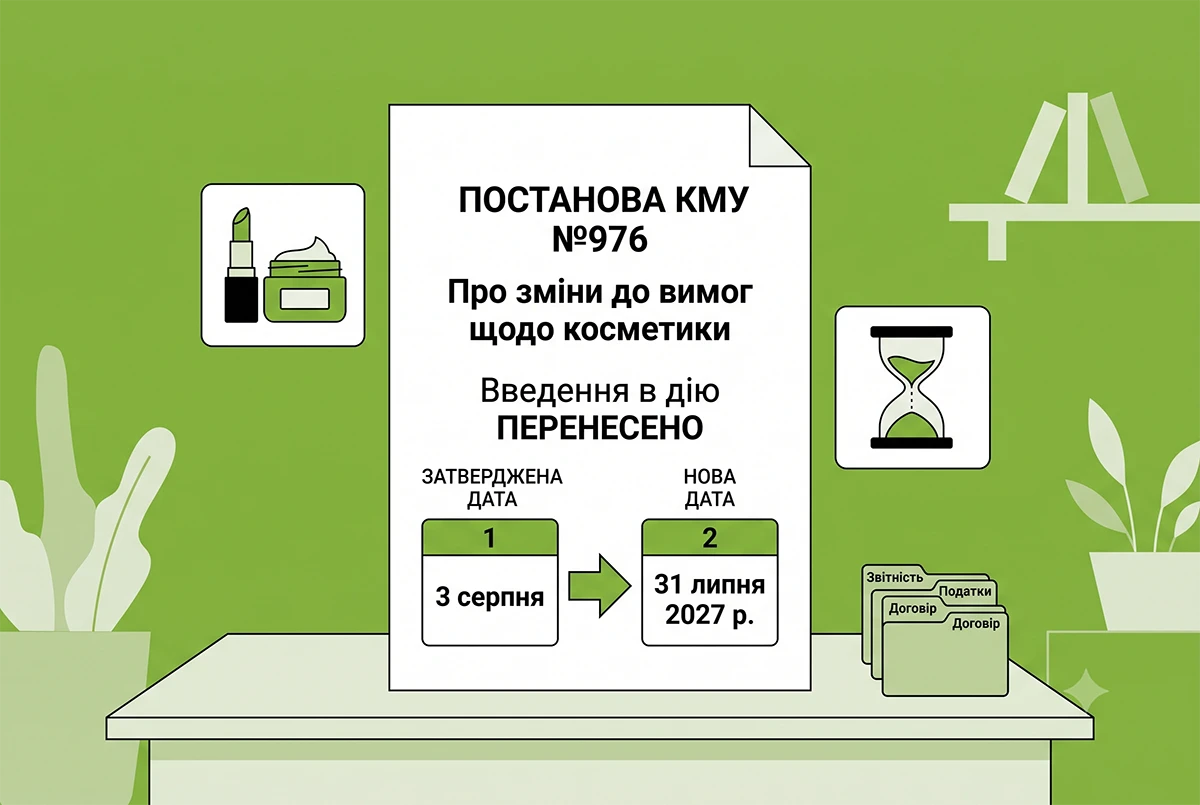 Нові вимоги до косметики перенесли з 3 серпня на 31 липня 2027 року: постанова КМУ №976