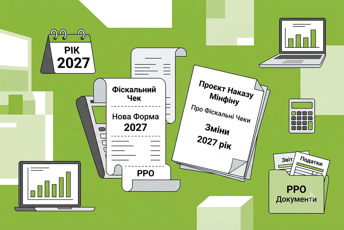 Нова форма фіскального чека з 2027 року: проєкт наказу Мінфіну
