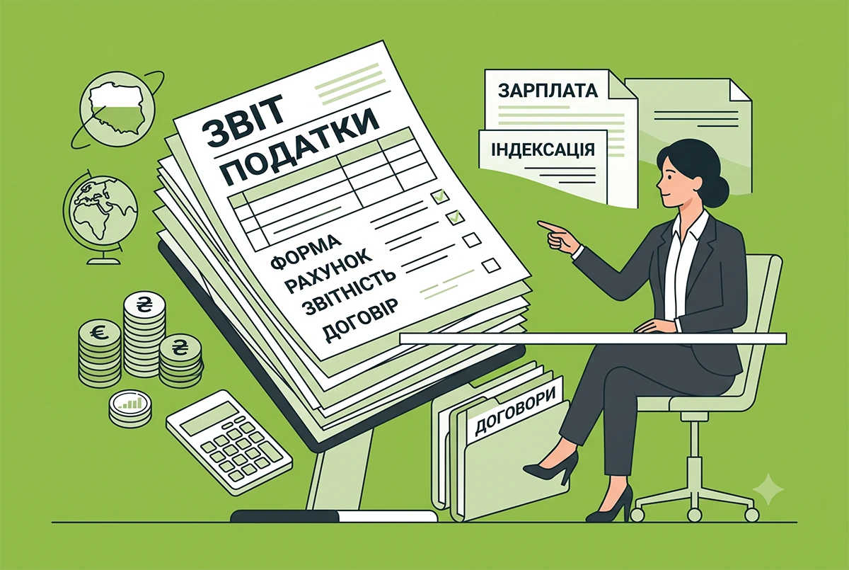 Оподаткування українських ФОПів у Польщі у 2026 році: правила CRS та роз'яснення ДПС і польського Мінфіну