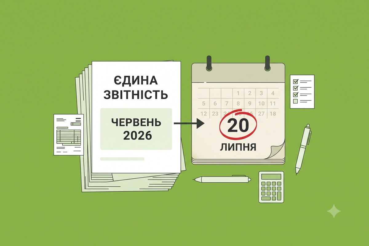 Єдину звітність за червень 2026 року до 20 липня востаннє подаємо за старою формою: інструкція із заповнення