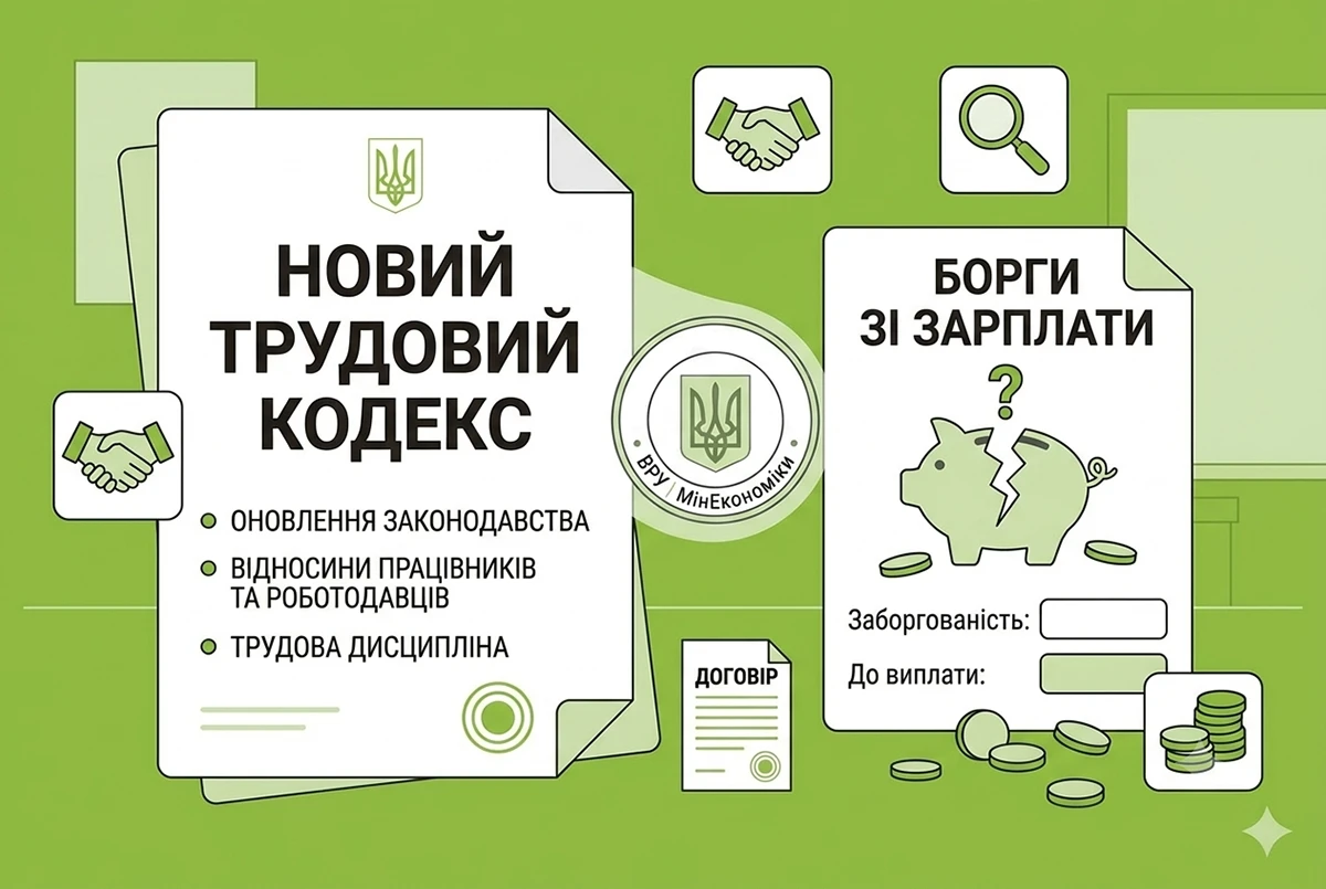 Новий Трудовий кодекс та борги зі зарплати: пріоритети Комітету ВРУ з соцполітики та Мінекономіки