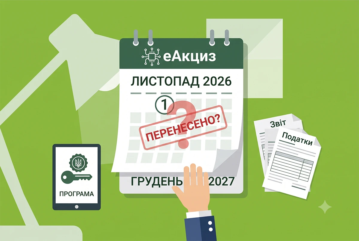 Старт еАкциз з 1 листопада 2026 р. можуть знов перенести: подробиці від Гетманцев