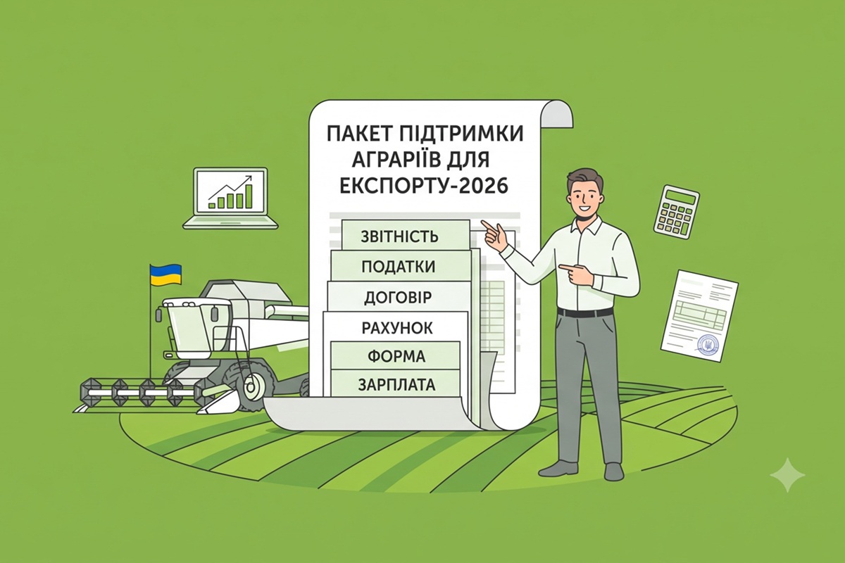 Пакет підтримки аграріїв для експорту-2026: КМУ затвердив перше рішення