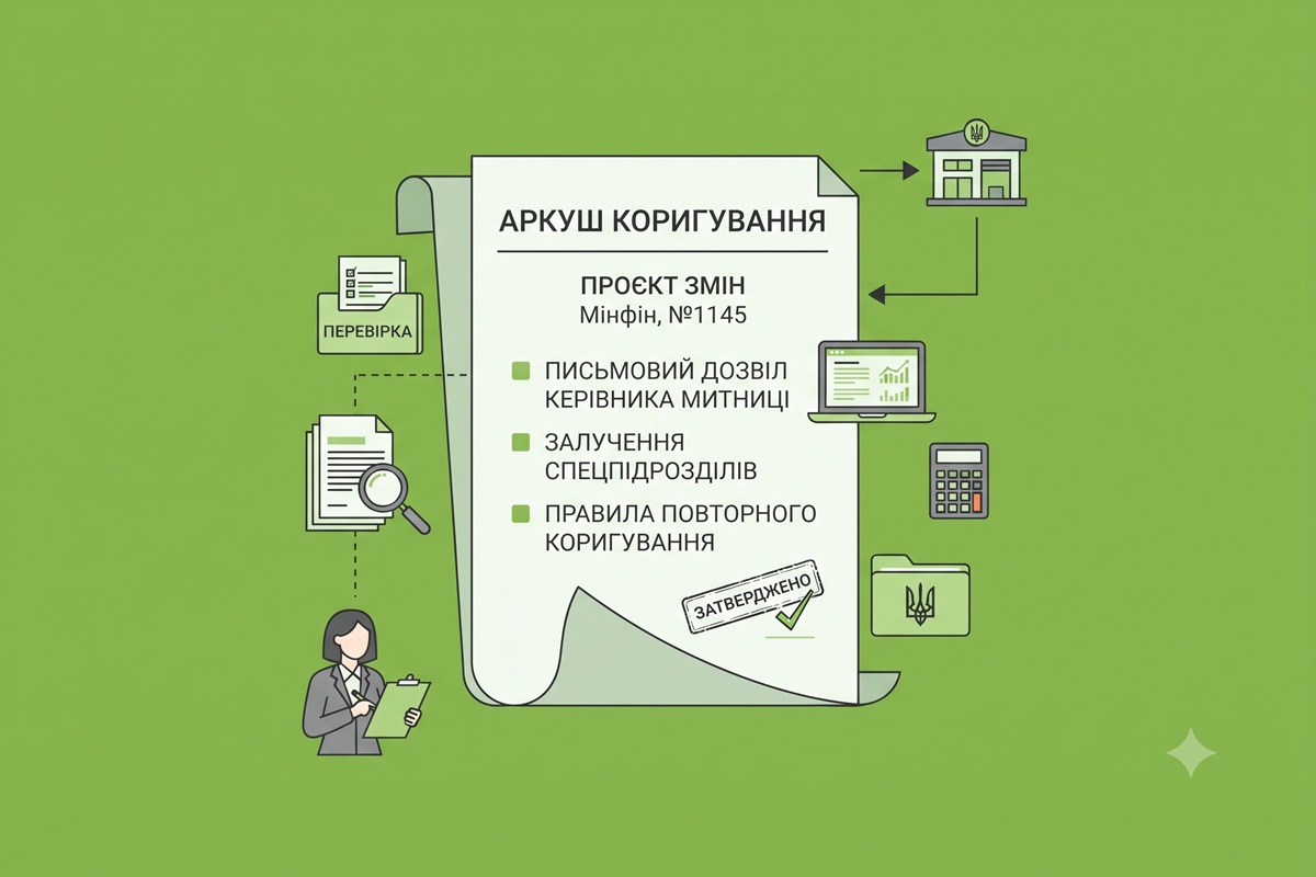Порядок оформлення аркуша коригування зміниться: Мінфін оприлюднив проєкт наказу